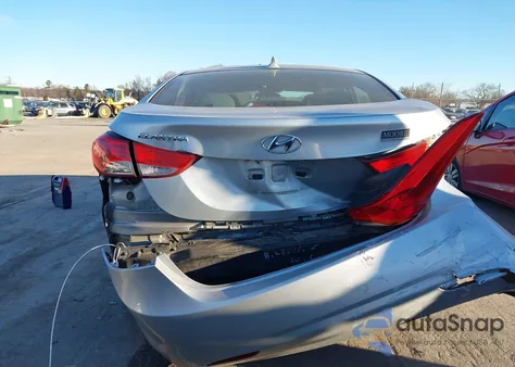 2012 Hyundai Elantra Gls z USA, uszkodzony, nr VIN 5NPDH4AEXCH100545